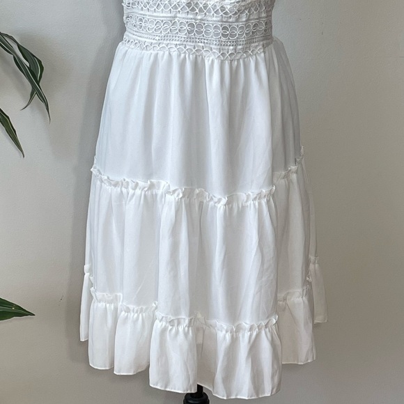 ECOWISH Dress V-Neck Spaghetti Strap Bowknot - Picture 9 of 16